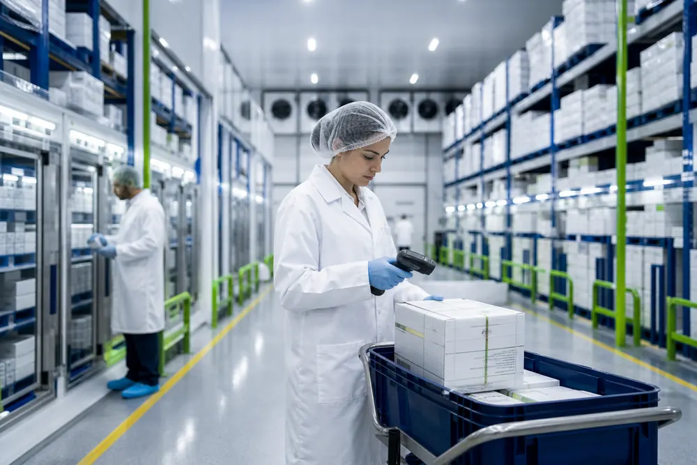 Celery Pharma warehouse logistics and storage infrastructure