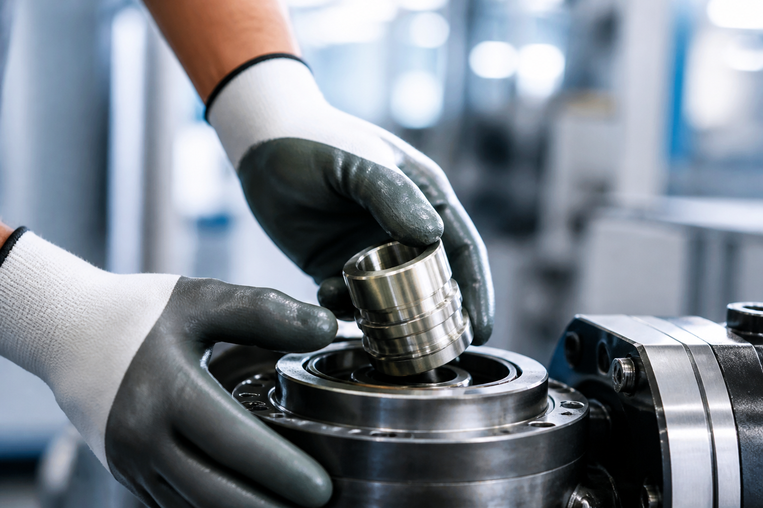 Industry work gloves by Celery Pharma for manufacturing and industrial hand protection