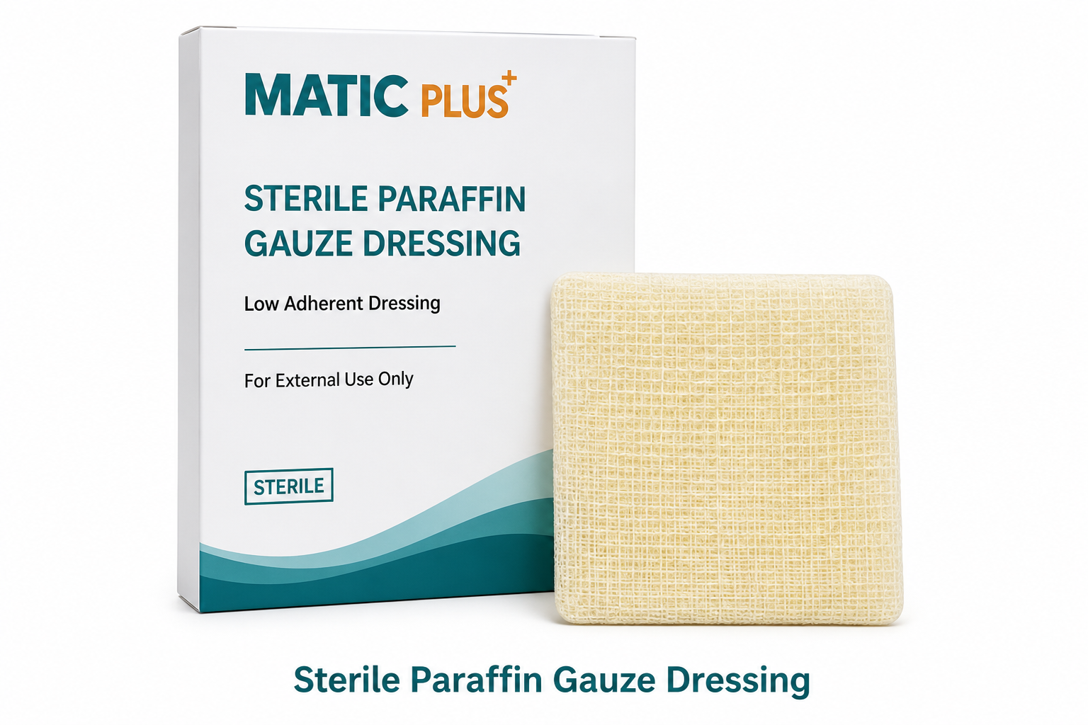 Sterile Paraffin Gauze Dressing