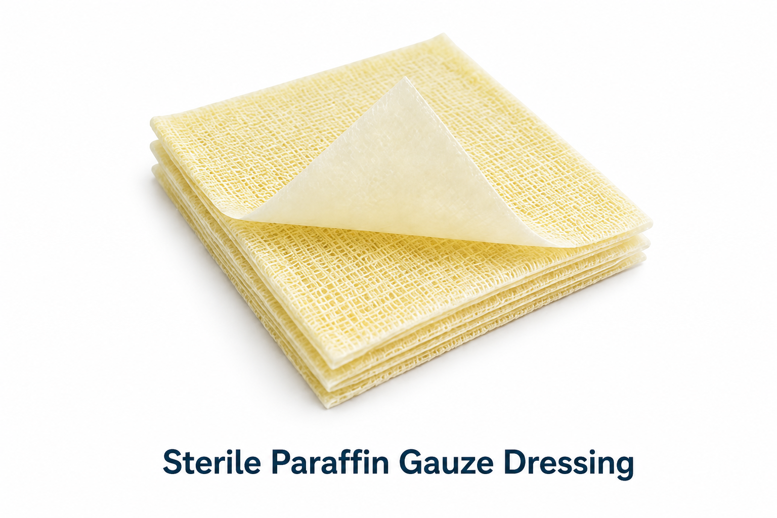 Sterile Paraffin Gauze Dressing clinical use and application in healthcare settings